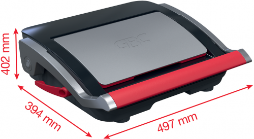 Masina de indosariat GBC CombBind CB25, manuala, cu spire de plastic, A4, 25/390 coli, negru-argintiu